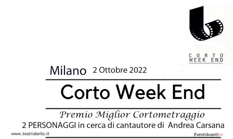 Corto Weekend 2022: miglior film 'Due personaggi in cerca di cantautore' di Andrea Carsana