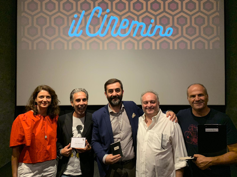 Premiazione del cortometraggio 'Albero motore' di Andrea Padova e Salvo Spoto