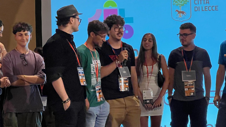 Discorso sul palco di Corto weekend 2025